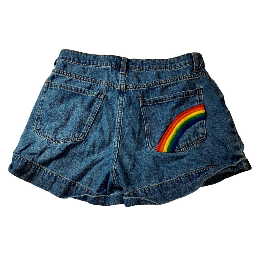 Women's Forever 21 Size 30 Rainbow Pride Jean Shorts
